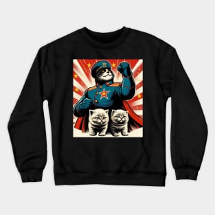Cat Propaganda Crewneck Sweatshirt